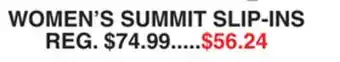 Dunham's Sports WOMEN'S SUMMIT SLIP-INS offer
