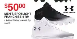 Dunham's Sports UNDER ARMOUR MEN'S SPOTLIGHT FRANCHISE offer