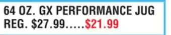 Dunham's Sports GX PERFORMANCE JUG offer