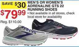 Dunham's Sports MEN'S OR WOMEN'S ADRENALINE GTS 22 RUNNING SHOES offer