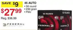 Dunham's Sports FEDERAL AMMUNITION AUTO offer