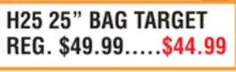 Dunham's Sports H25 25 BAG TARGET offer