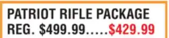 Dunham's Sports PATRIOT RIFLE PACKAGE offer