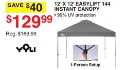 Dunham's Sports 12' X 12' EASYLIFT 144 INSTANT CANOPY offer