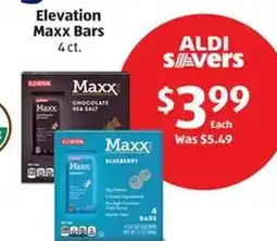 Aldi Elevation Maxx Bars offer