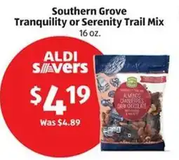 Aldi Southern Grove Tranquility or Serenity Trail Mix offer