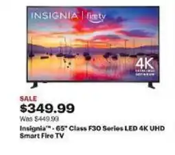 Best Buy Insignia™ - 65ª Class F30 Series LED 4K UHD Smart Fire TV offer