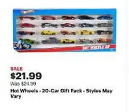 Best Buy Hot Wheels - 20-Car Gift Pack-Styles May Vary offer