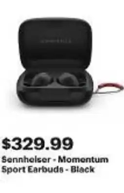 Best Buy Sennheiser - Momentum Sport Earbuds - Black offer