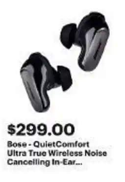 Best Buy Bose - QuietComfort Ultra True Wireless Noise Cancelling In-Ear... offer