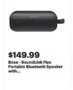 Best Buy Bose SoundLink Flox Portable Bluetooth Speaker with... offer