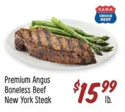Sprouts Farmers Market Premium Angus Boneless Beef New York Steak offer