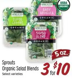 Sprouts Farmers Market Sprouts Organic Salad Blends offer