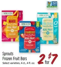 Sprouts Farmers Market Sprouts Frozen Fruit Bars offer
