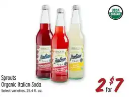 Sprouts Farmers Market Sprouts Organic Italian Soda offer