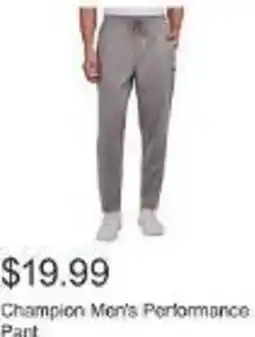 Costco Champion Men's Performance Pant offer