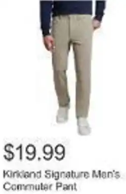 Costco Kirkland Signature Men's Commuter Pant offer