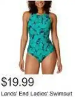 Costco Lands' End Ladies' Swimsuit offer