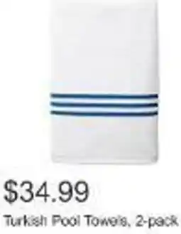 Turkish Pool Towels, 2-pack