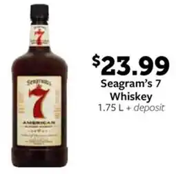 Fareway Seagram's 7 Whiskey offer