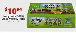 Fareway Juicy Juice 100% Juice Variety Pack offer