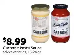 Fareway Carbone Pasta Sauce offer