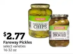 Fareway Fareway Pickles offer