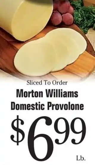 Morton Williams Morton Williams Domestic Provolone offer