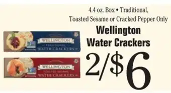 Morton Williams Wellington Water Crackers offer