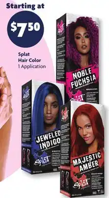 Family Dollar Splat Hair Color offer
