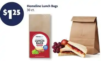 Family Dollar Homeline Lunch Bags offer