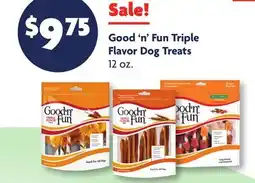 Family Dollar Good'n'Fun Triple Flavor Dog Treats offer