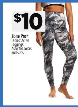 Dollar General Zone Pro Ladies' Active Leggings offer