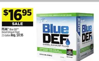Dollar General PEAK Blue DEF Diesel Exhaust Fluid offer
