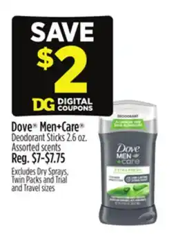 Dollar General Dove Men + Care offer