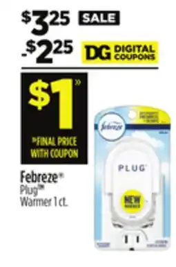 Dollar General Febreze Plug Warmer offer