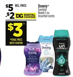 Dollar General Downy Scented Beads offer