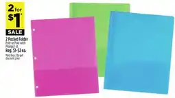 Dollar General 2 Pocket Folder offer