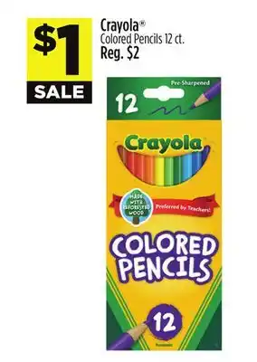 Dollar General Crayola Colored Pencils offer