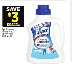Dollar General Lysol Laundry Sanitizer offer