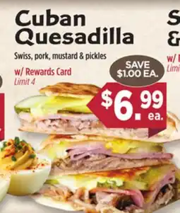 Dearborn Market Cuban Quesadilla offer