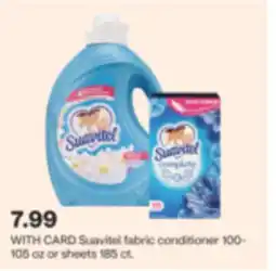 CVS Suavitel fabric conditioner 100-105 oz or sheets 185 ct offer