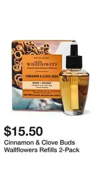 Bath & Body Works Cinnamon & Clove Buds Wallflowers Refills 2-Pack offer