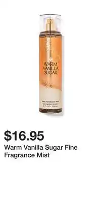 Bath & Body Works Warm Vanilla Sugar Fine Fragrance Mist offer