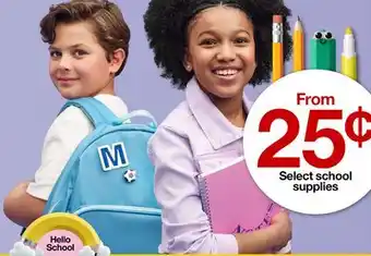 Target Select school supplies offer