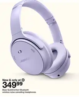 Target Bose QuietComfort Bluetooth wireless noise cancelling headphones offer