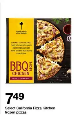 Target Select California Pizza Kitchen frozen pizzas offer