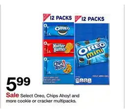 Target Sale Select Oreo, Chips Ahoy! and more cookie or cracker multipacks offer