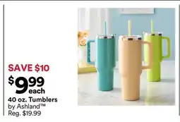 Michaels 40 oz. Tumblers by Ashland offer