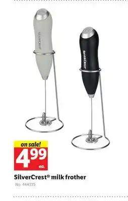 Lidl SilverCrest milk frother offer
